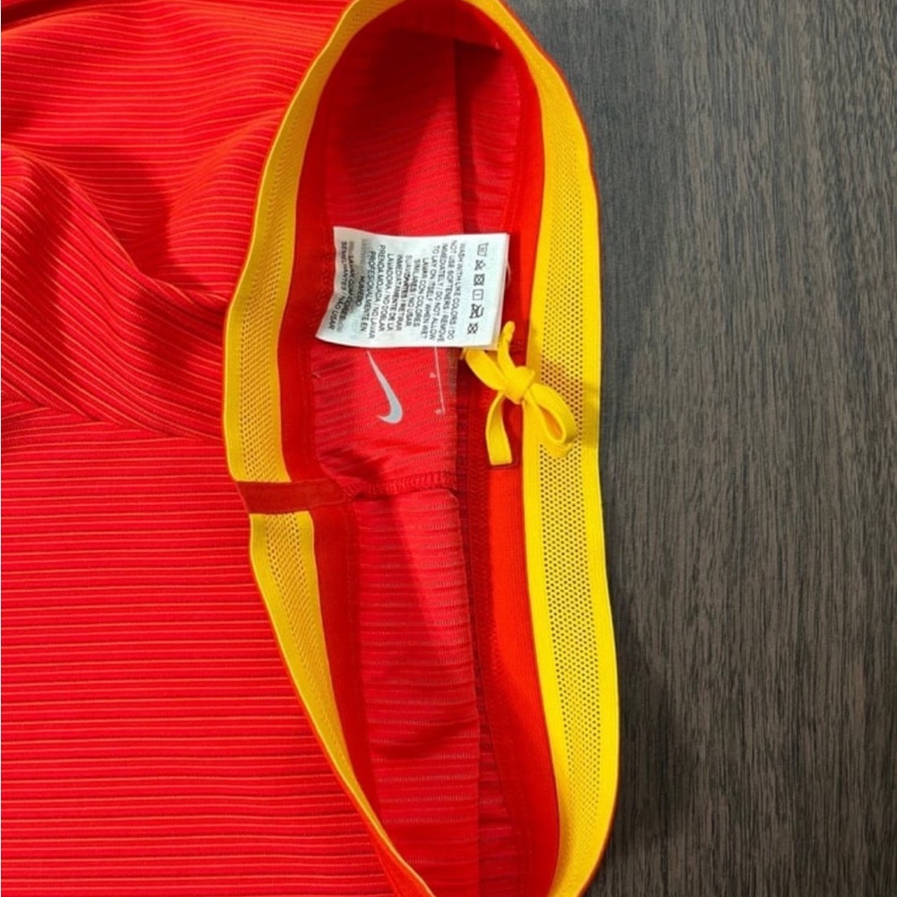 New Nike Pro Elite Track & Field  3/4 Tights Pants Red AO8495-000 Women's Small - Picture 5 of 7